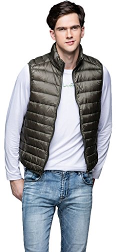 Gilet Sans Manches Matelassé Pour Homme – Doudoune Légère Zippée – Chaud, Décontracté – Idéal Pour Sport, Randonnée, Quotidien