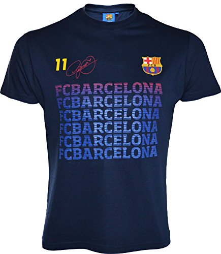 T-shirt Officiel FC Barcelone Neymar Jr - Taille Adulte Homme, 100% Coton, Collection Licenciée