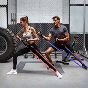 Lot De 5 Bandes De Résistance élastiques De Fitness - Avec Poignée