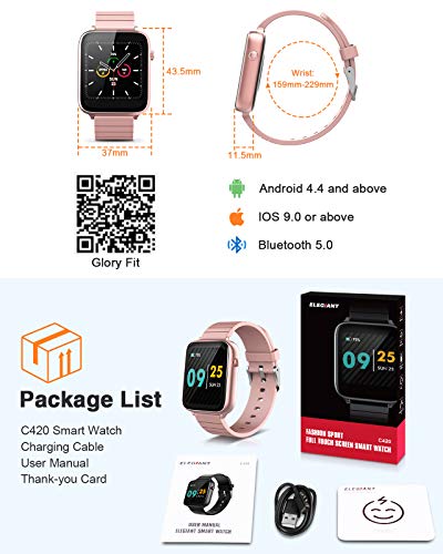 Montre connectée femme ios android smartwatch sport cardio