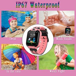 Enfants montre intelligente téléphone étanche LBS Smartwatch
