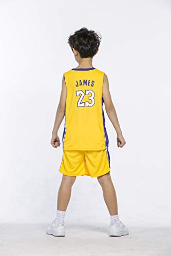 Enfant Homme Maillots de Basket-Ball NBA – Bulls Jordan 23, Lakers