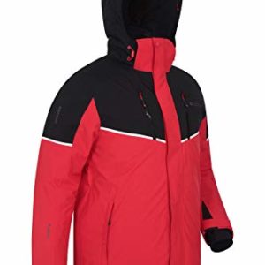 Mountain Warehouse Veste de Ski Galactic Extreme Homme Manteau d'hiver  Chaud et Respirant, Coutures soudées, Jupe Pare…