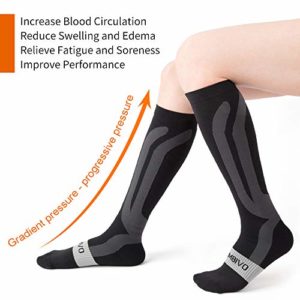 Lot De 3 Chaussettes De Contention Compression - Taille L/XL (EU 40-43) - Unisexe - Multicolore