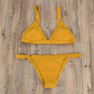 POachers Maillot de Bain Femme 2 Piece Push Up Rembourre Bikini Sexy String  Bandage Beachwear Ensemble Ete Couleur Unie… – Ride And Slide MarketPlace
