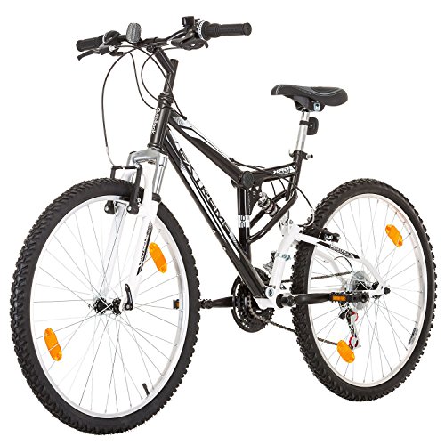 Vélo VTT Probike Tempo 24 Shimano 18 vitesses pour garçons, filles à  partir de 130 cm à 155 cm (noir vert, 279) : : Sports et Loisirs