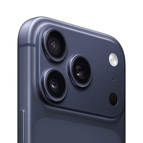 Apple iPhone 17 Pro 256 Go : Écran 6,3 pouces avec ProMotion jusqu’à 120 Hz, Puce A19 Pro, Autonomie prodigieuse, Système caméra Pro Fusion avec caméra avant Center Stage ; Bleu intense – Image 3