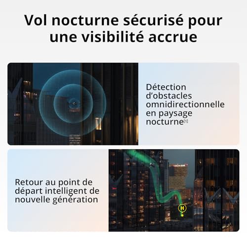 Bundle Fly More DJI Air 3S (radiocommande RC 2 avec écran), drone avec caméras grand-angle CMOS 1'' & télé moyenne pour adultes, 4K/60 ips, détection omnidir. et 3 batteries pour un temps de vol accru – Image 4