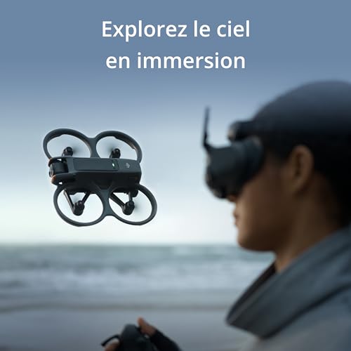 DJI Bundle Fly More Avata 2 (Trois Batteries), Drone FPV avec Caméra 4K, Acrobaties en Une Touche, Protection d’hélice intégrée, Drone Caméra avec Goggles 3 et RC Motion 3 – Image 4
