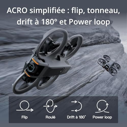 DJI Bundle Fly More Avata 2 (Trois Batteries), Drone FPV avec Caméra 4K, Acrobaties en Une Touche, Protection d’hélice intégrée, Drone Caméra avec Goggles 3 et RC Motion 3 – Image 7