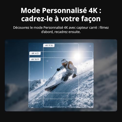 DJI Bundle Standard Osmo Action 6, caméra d’Action avec capteur carré 1/1,1″, Ouverture Variable, 4 h de Batterie, caméra d’Action 4K idéale pour capturer Rapidement des Moments excitants – Image 5