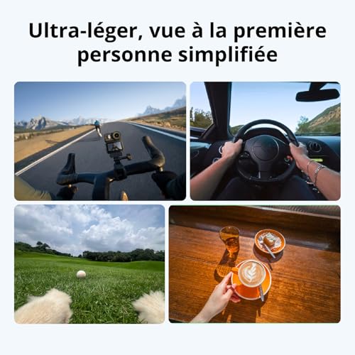 DJI Osmo Nano Bundle Standard (128 Go) - Petite caméra vlog 4K/60 IPS avec capteur 1/1,3″, vidéo FOV Large 143°, 200 Min d'enregistrement, caméra POV magnétique 4K pour Le Sport, Le vlog – Image 3