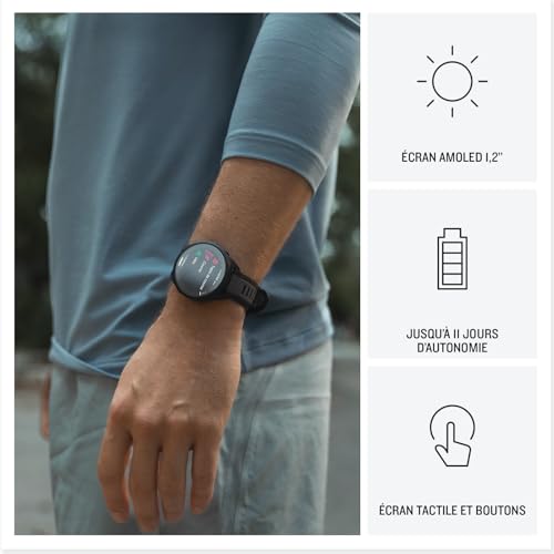 Garmin Forerunner 165 - Montre GPS connectée de Running avec écran AMOLED – Blanc/Gris Clair, x – Image 4