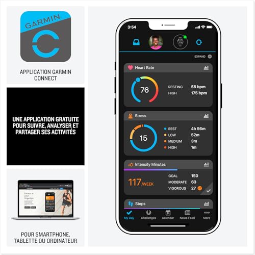 Garmin Forerunner 165 - Montre GPS connectée de Running avec écran AMOLED – Blanc/Gris Clair, x – Image 6