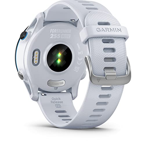 Garmin Forerunner 255, Music - Montre GPS Multisports connectée de Running – Blanche – Boîtier 46 mm – Image 3