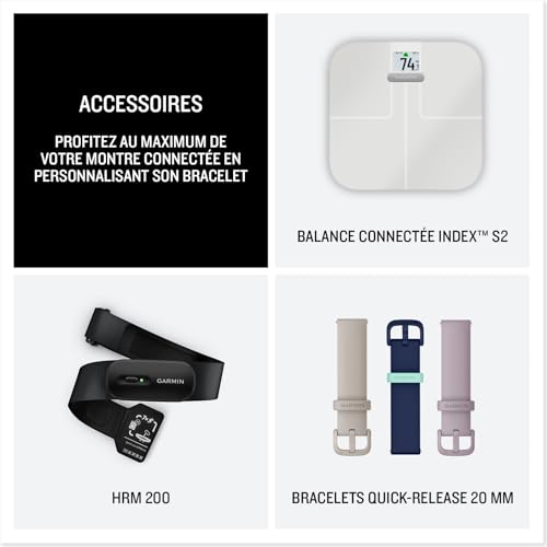 Garmin vívoactive 6 - Montre connectée avec GPS Forme & santé avec écran Ultra-Lumineux - (Pebble Grey/Slate) – Image 7