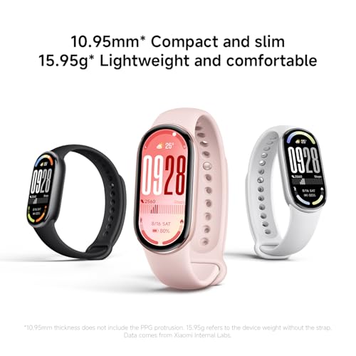 Xiaomi Smart Band 10, Montre Connectée, Boîtier alu, Suivi d'Activité, Écran AMOLED 1.72'', Autonomie 21 Jours, Charge Rapide, Suivi santé & Sommeil,150+ Sports, iOS & Android, 5 ATM, Boussole – Image 6