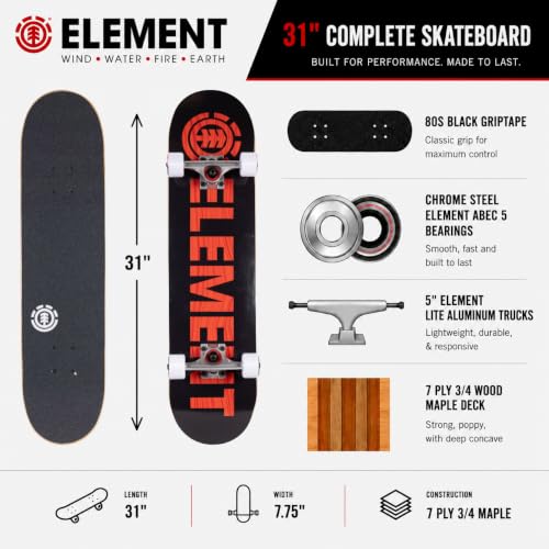 Element Popsicle Skateboards for All Experience Levels, Complete Skateboard Ideal for Kids Teens and Adults – Image 2