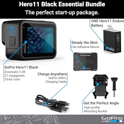 GoPro HERO11 Black – E-Commerce Packaging - Waterproof Action Camera with 5.3K60 Ultra HD Video, 27MP Photos, 1/1.9" Image Sensor, Live Streaming, Webcam, Stabilization – Image 2