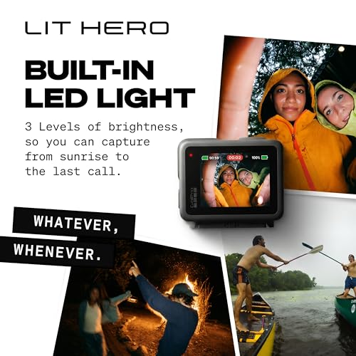 GoPro LIT Hero Bundle 3-Way Grip Arm Tripod - Lightweight, 4K, Waterproof Action Camera with Touchscreen — Edit Quik App – Image 3