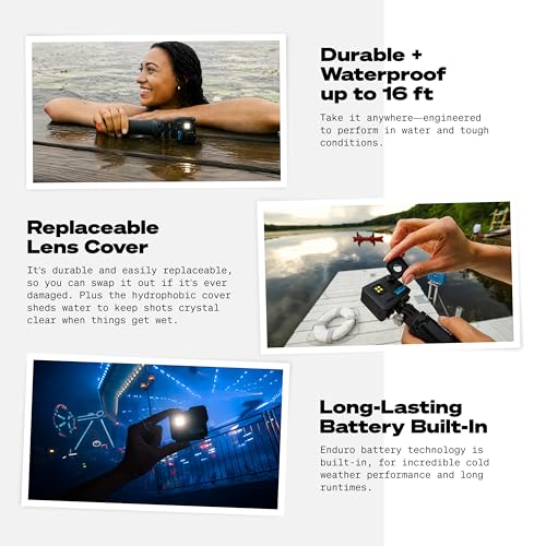 GoPro LIT Hero Bundle 3-Way Grip Arm Tripod - Lightweight, 4K, Waterproof Action Camera with Touchscreen — Edit Quik App – Image 6