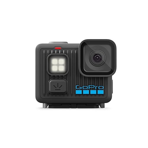 GoPro LIT Hero - Lightweight, Compact, Waterproof Action Camera with Built-in Light, 4K60 Ultra HD Video, 12MP Photo, Touch Screen, HyperSmooth Stabilization