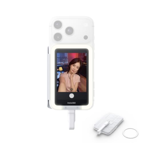 Insta360 Snap Selfie Screen with Light - 4K Magnetic Selfie Screen