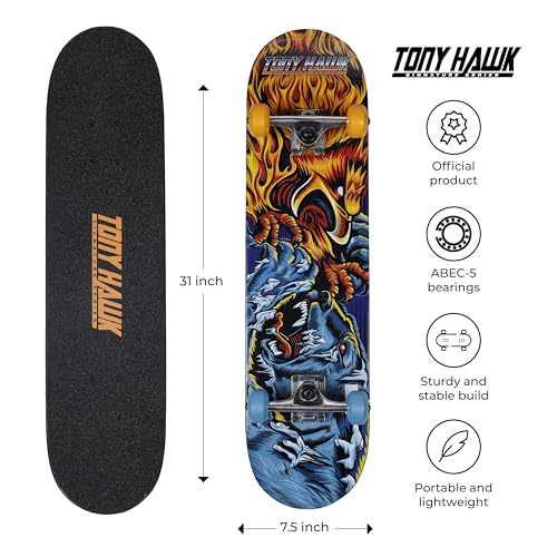 Tony Hawk - 31-Inch Signature Series 3 Skateboard, 9-Ply Maple Deck – Image 4